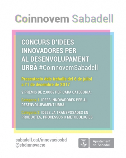 Concurs Coinnovemsabadell D Idees Innovadores Pel Desenvolupament Urb